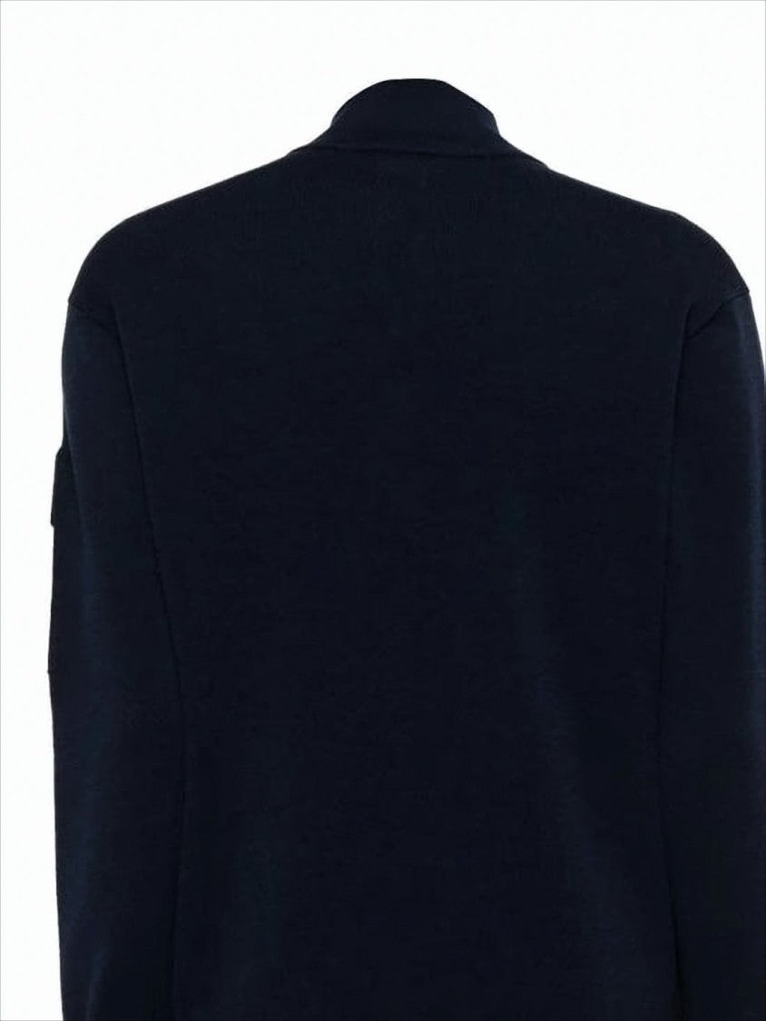 C.P. Company Long-Sleeve Pullover With Half-Zip And Distinctive Patch Pocket