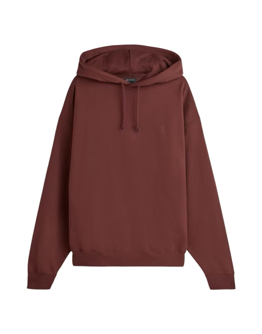 Y-3 Relaxed Fit Deep Brown Hoodie