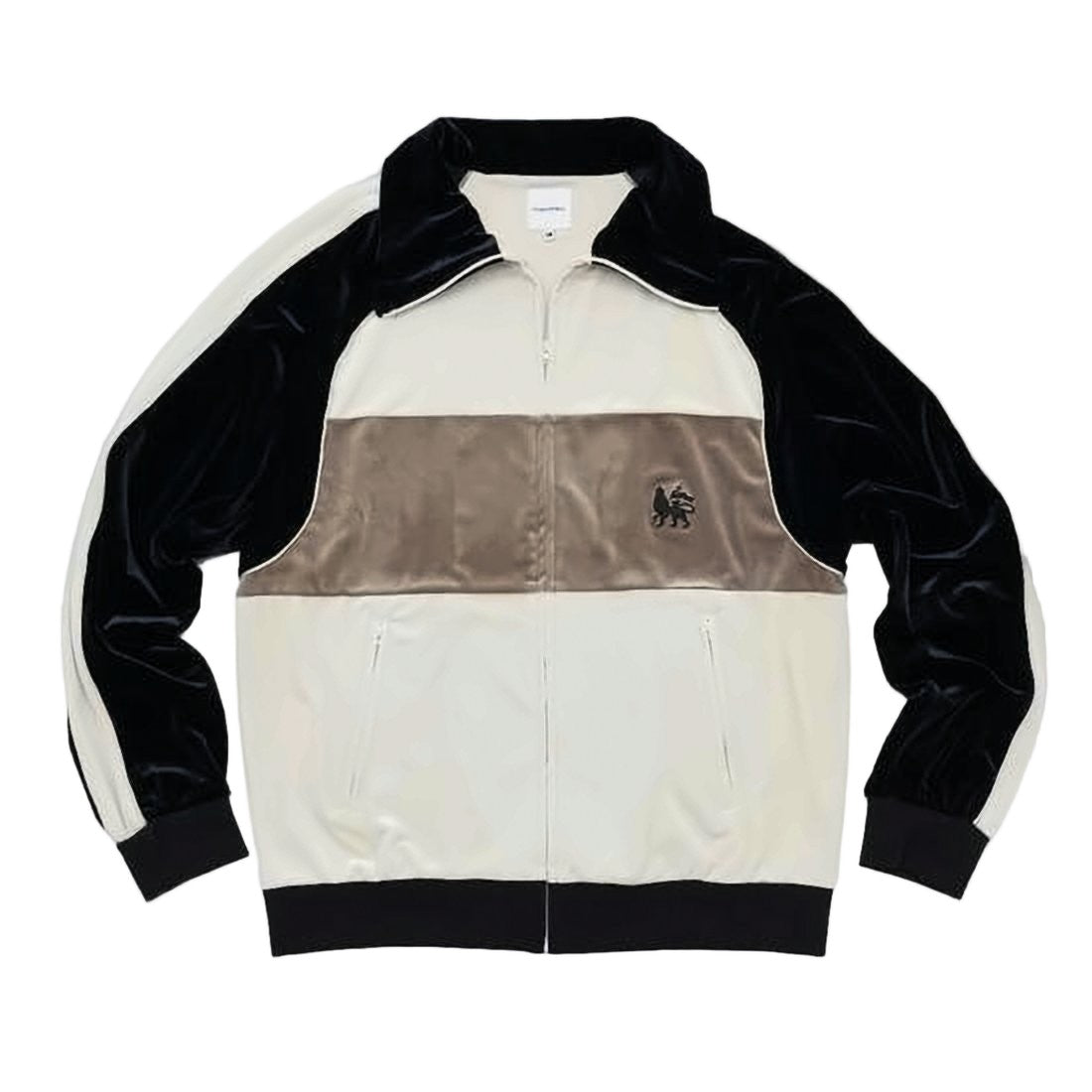 Sasquatchfabrix Color-Block Zip-Up Jacket With Ribbed Details