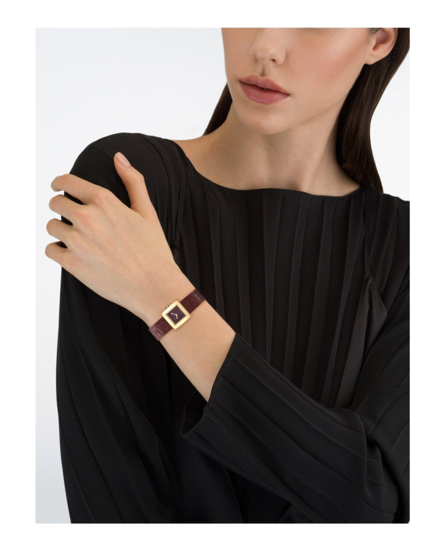 Ferragamo Portrait Leather Watch