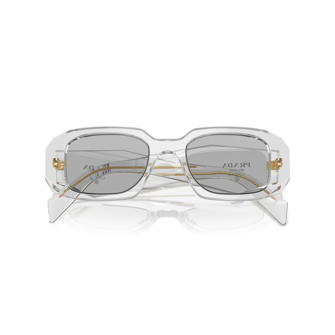 Prada 0Pr 17Ws Geometric Rectangular Frame Sunglasses