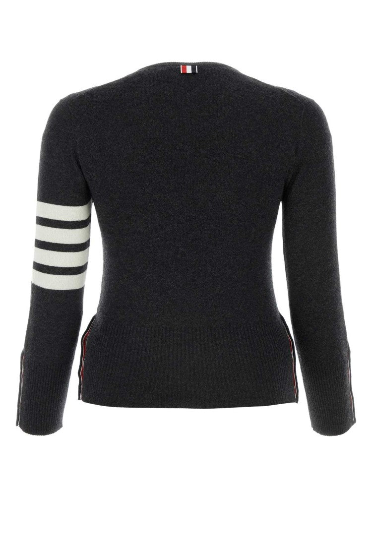 Thom Browne Charcoal Wool Sweater