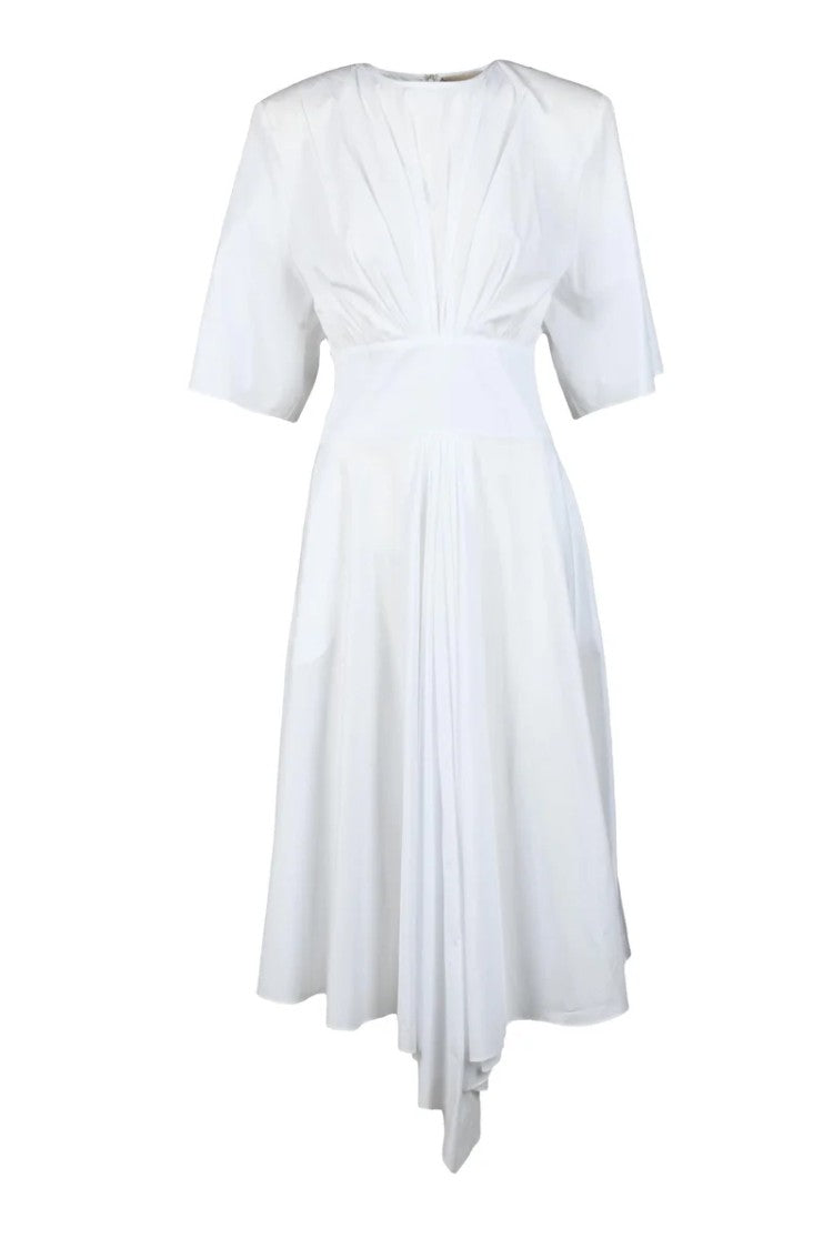 Alexandre Vauthier Long Cotton Dress - White