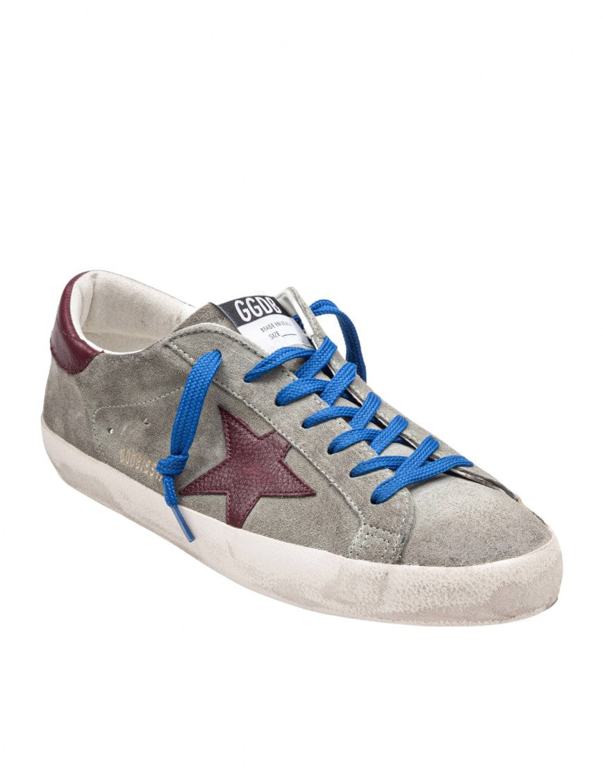 Golden Goose Super Star Sneakers In Suede Color Green