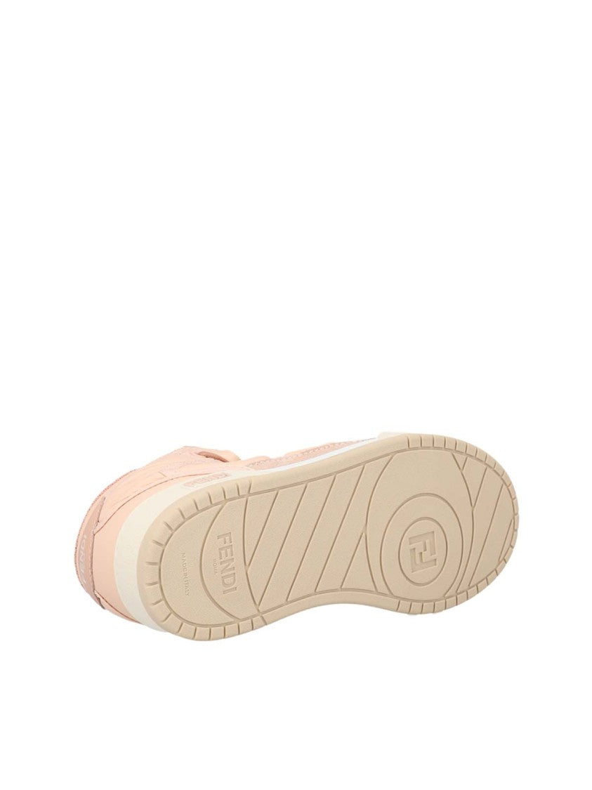 Fendi Match Baguette Mid-Top Sneakers