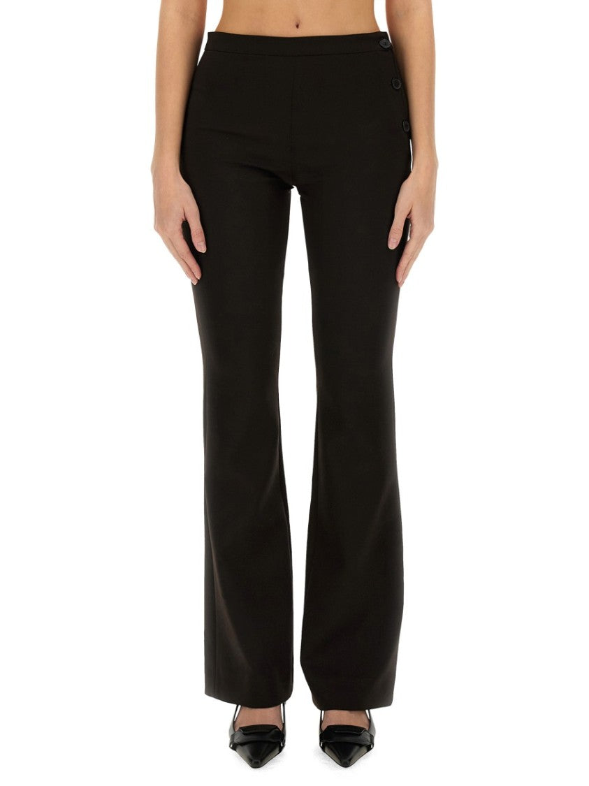 Courrèges Oblique Tailored Pants With Flared Leg