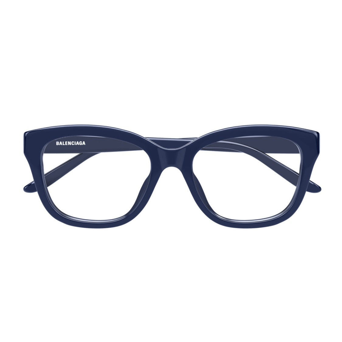Balenciaga Everyday Geometric Blue Recycled Acetate Eyeglasses