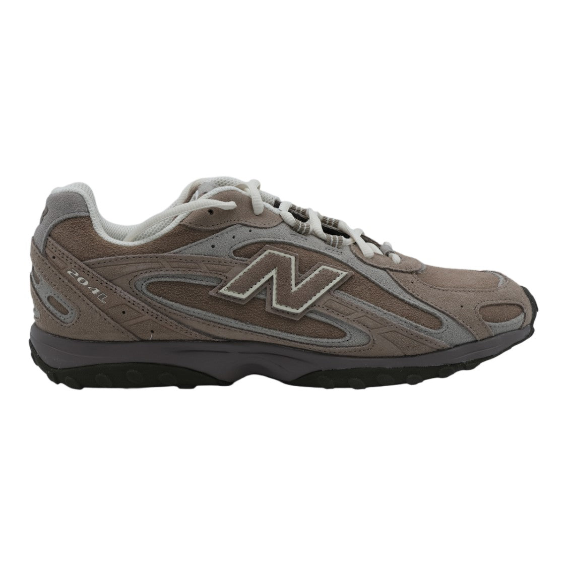 New Balance Layered Brown Sneakers With Suede And Mesh Construction