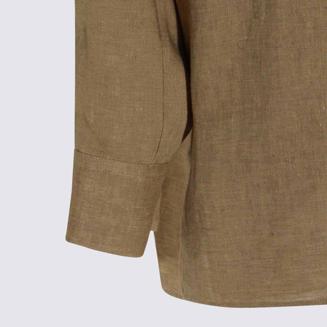 Antonelli Firenze Relaxed Fit Shirt With Textured Fabric And Frayed Edges