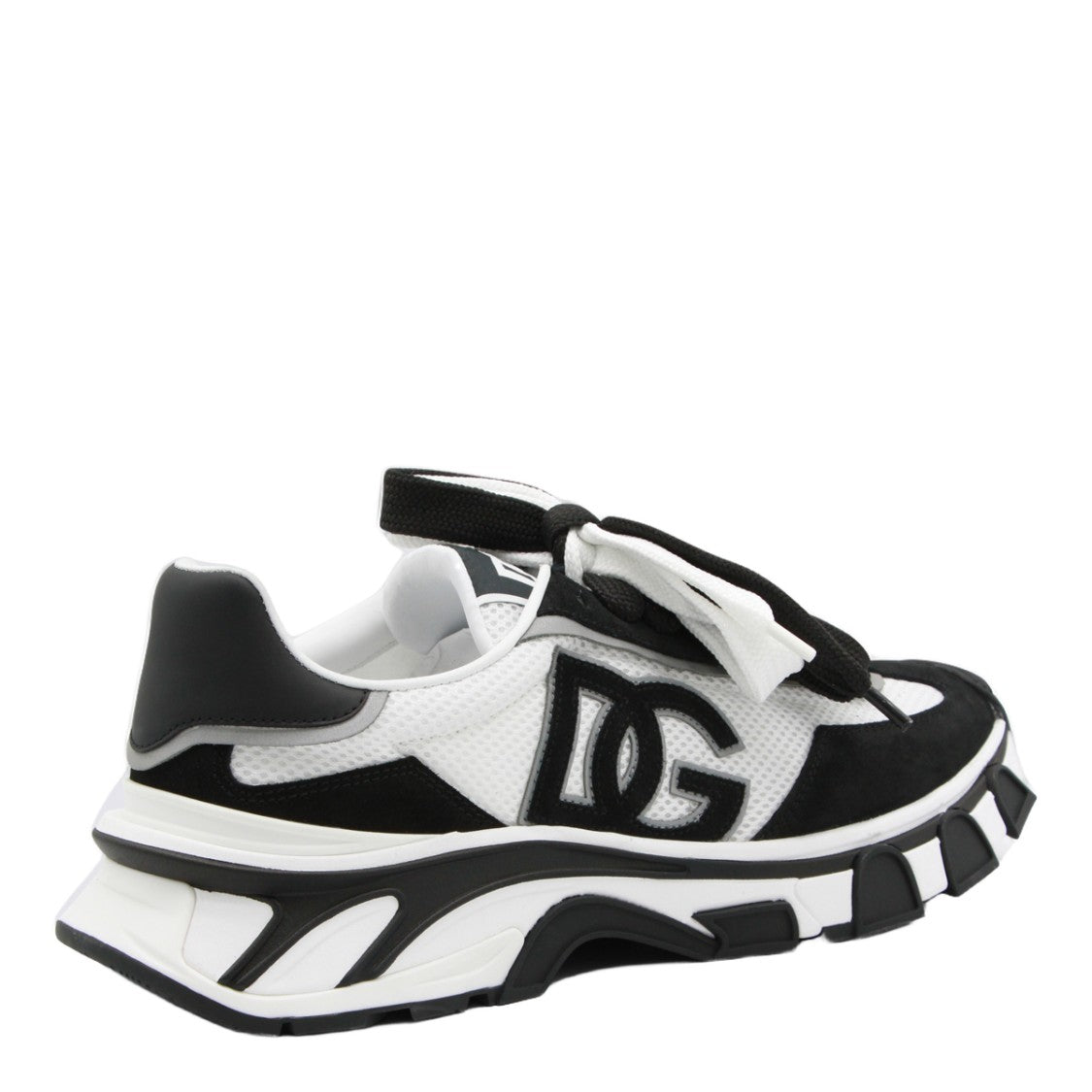 Dolce & Gabbana White Sneakers With Sculpted Sole