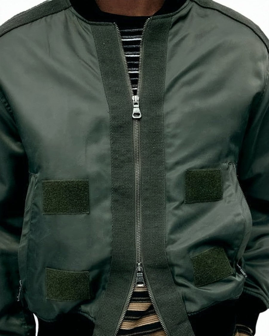 Andersson Bell Cropped Boxy Bomber Jacket