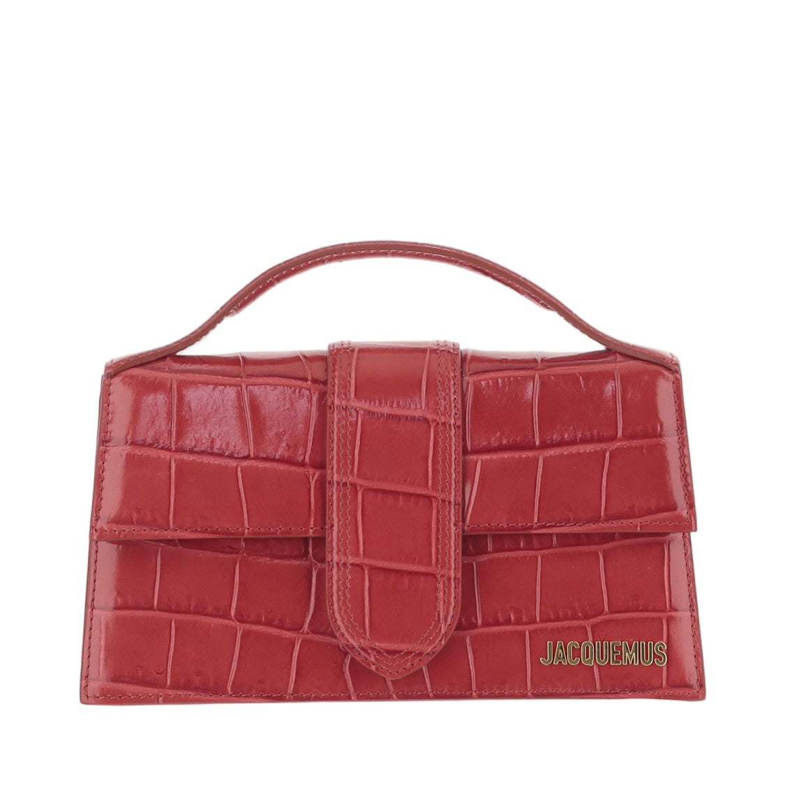 Jacquemus Red Le Grand Child's Animal Print Leather Tote Bag