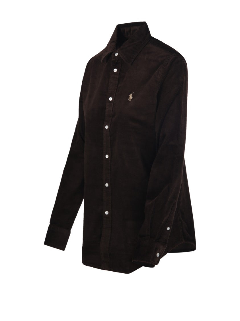 Polo Ralph Lauren Classic Tailored Brown Sport Shirt