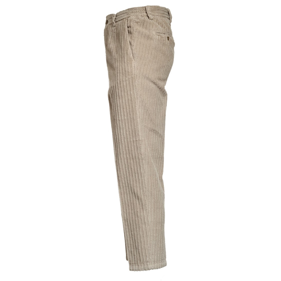 Briglia 1949 Brown Corduroy Pants With Oblique Pockets