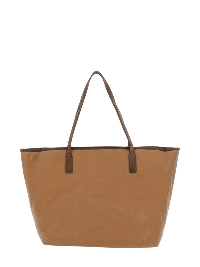 Mc2 Saint Barth Spacious Tote Bag With Textured Logo Patch