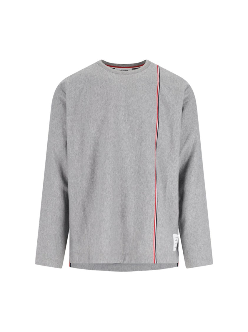 Thom Browne Logo T-Shirt – Grey