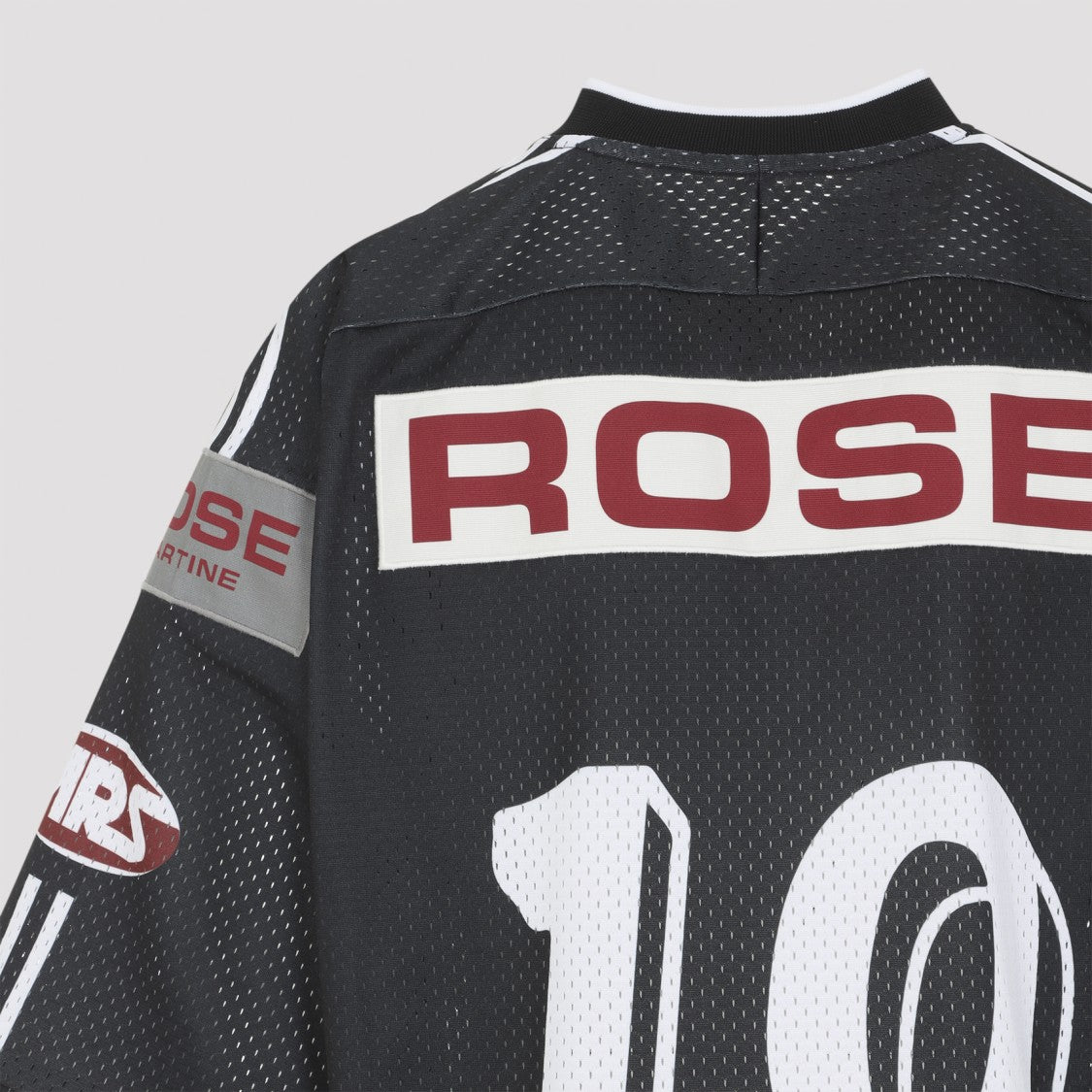 Martine Rose Black Oversized Hockey T-Shirt