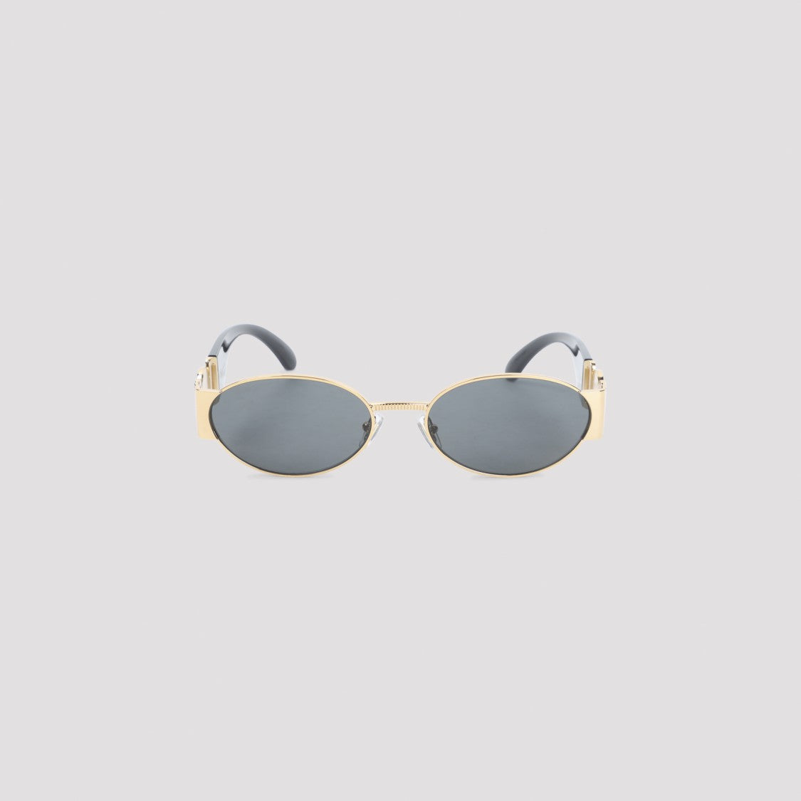Versace Bold Metallic Gold Oval Sunglasses
