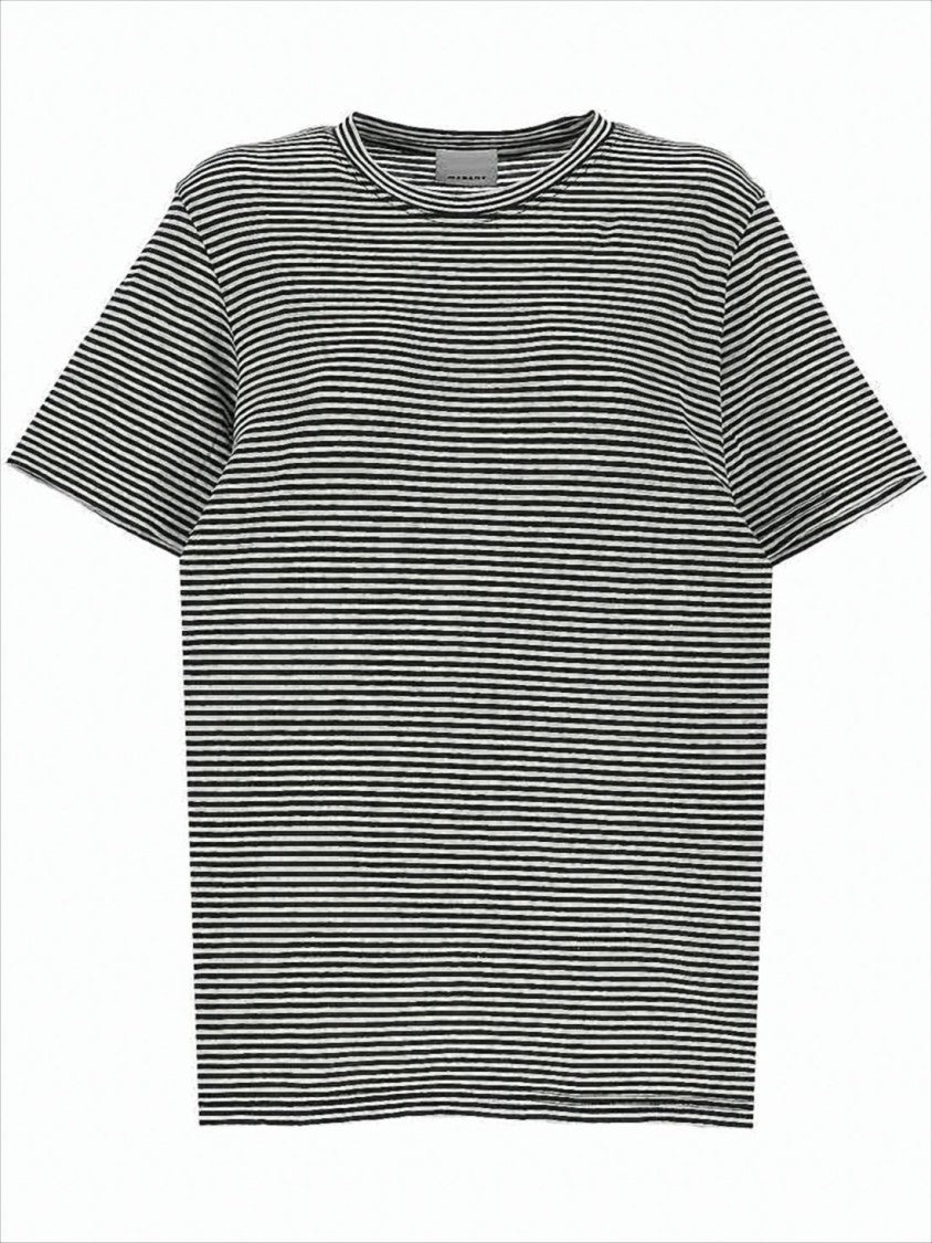 Isabel Marant Short-Sleeved Striped T-Shirt With Classic Crew Neckline