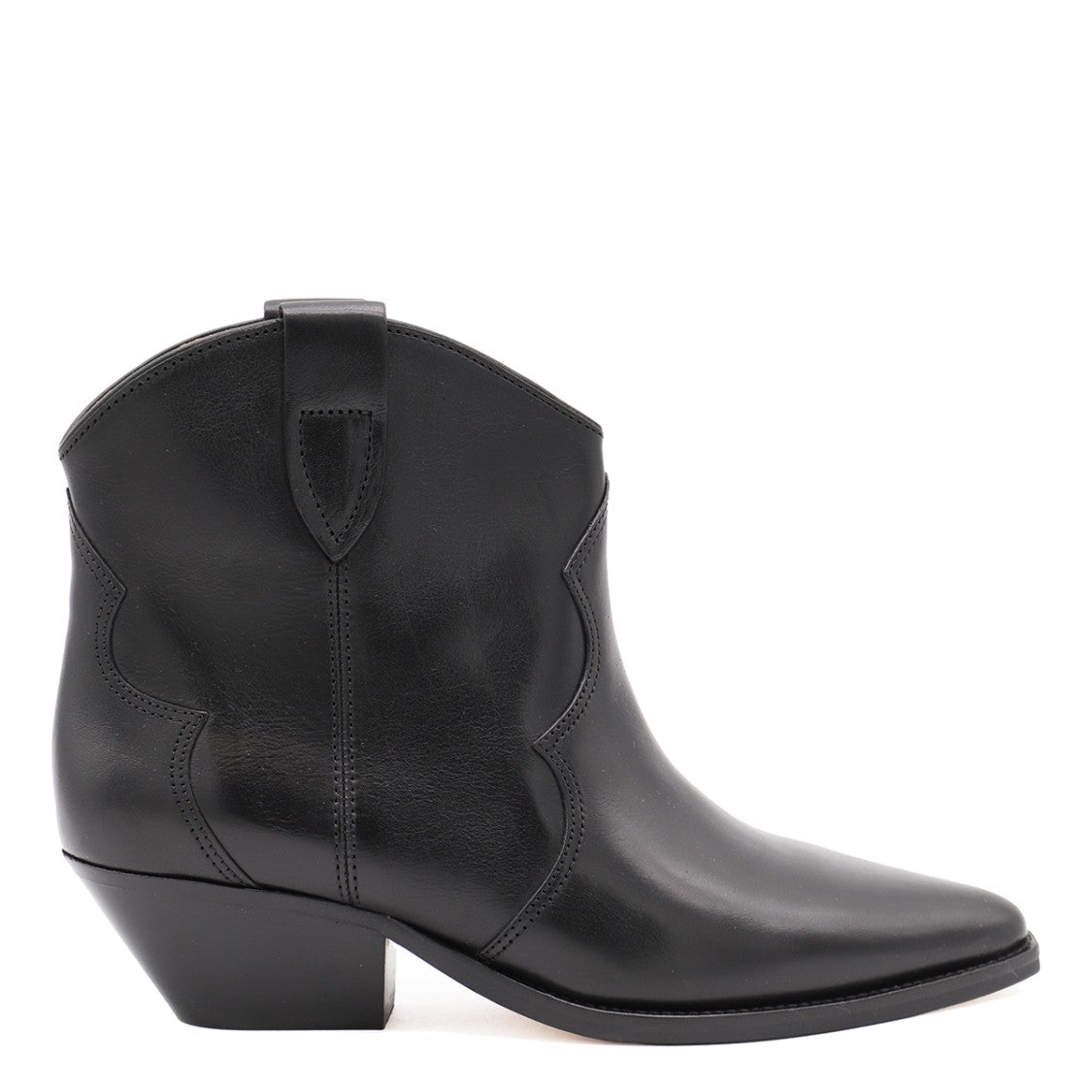 Isabel Marant Black Leather Camperos Boots
