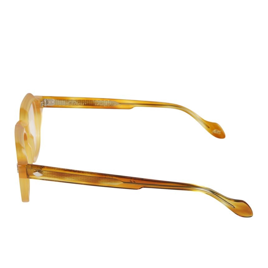 Kador Turbot Translucent Amber-Yellow Turbot Sunglasses With Gradient Temples