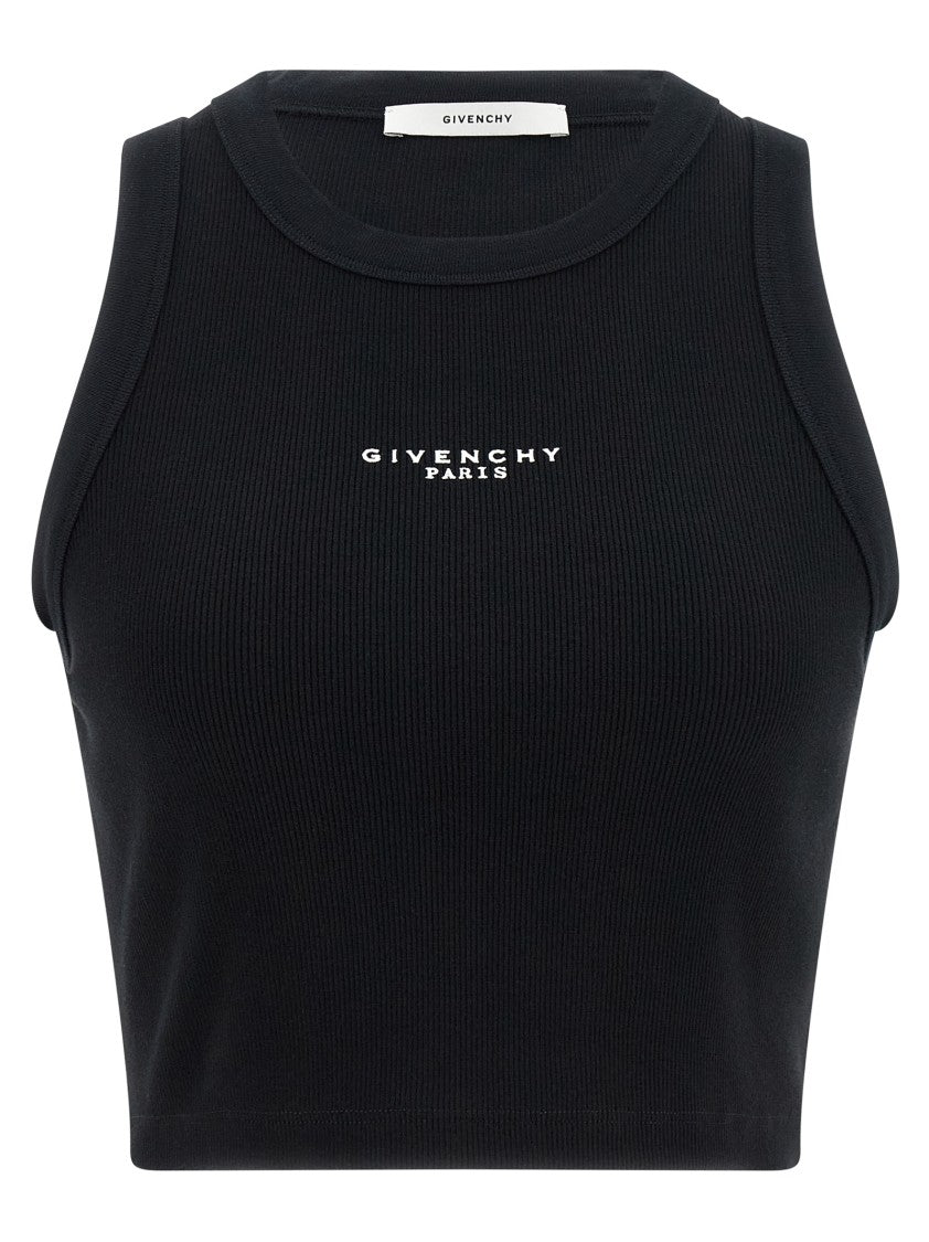 Givenchy ' Paris' Print Top