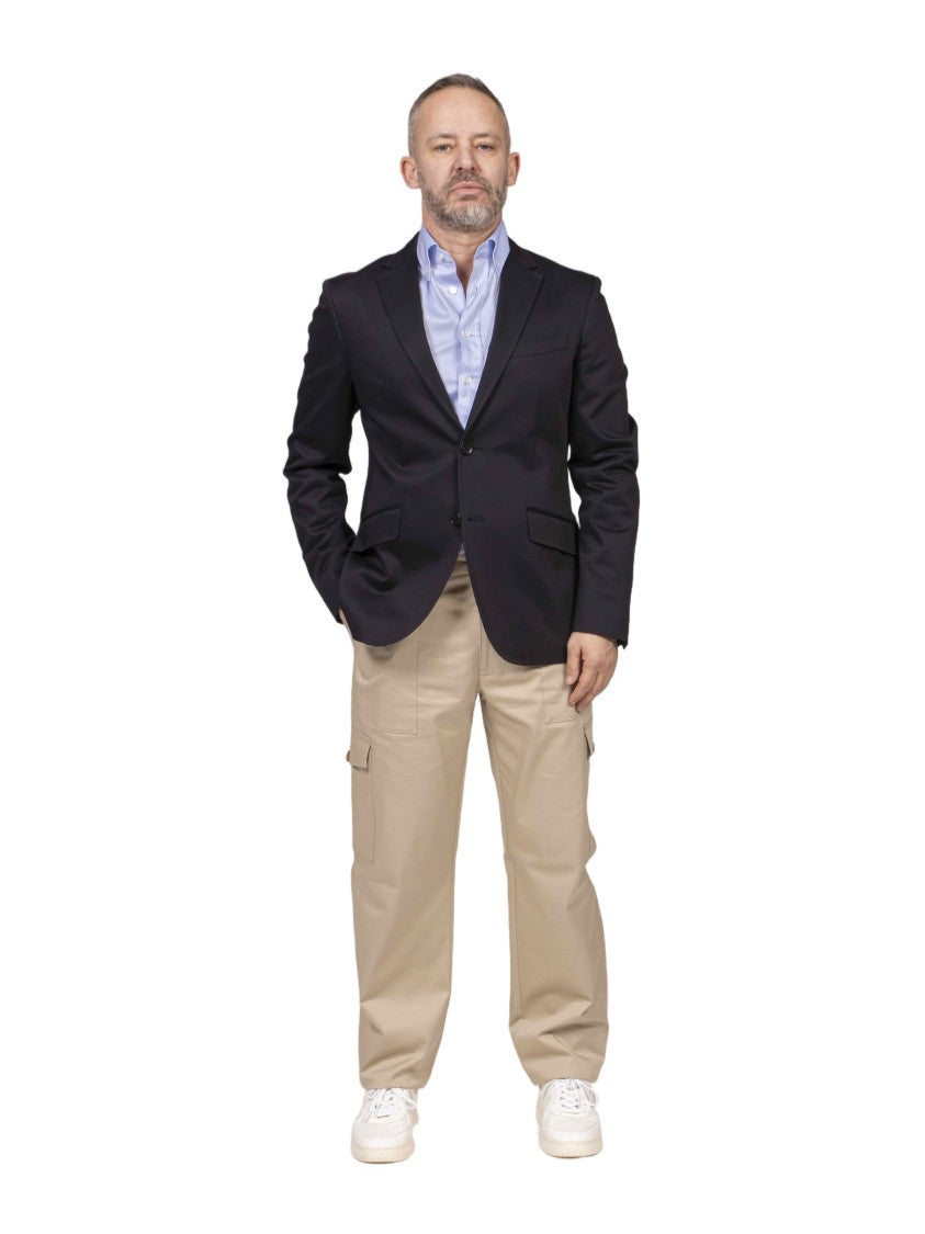 Etro Roma Black Flap-Pocket Tailored Blazer
