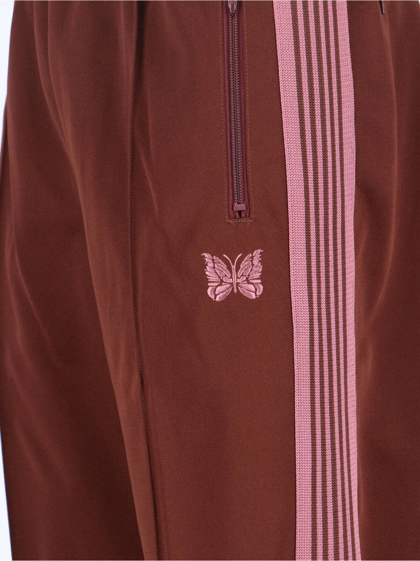 Needles Tailored Brown Trousers With Minimalist Design