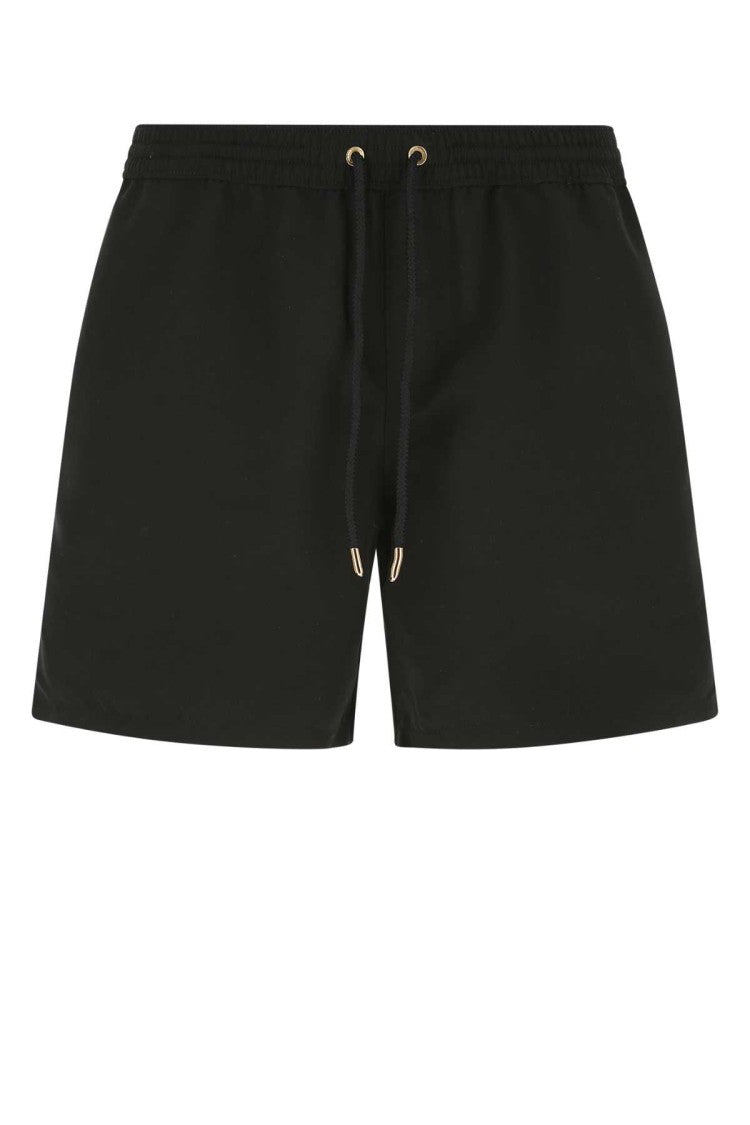 Agnona Black Polyester Swimming Shorts