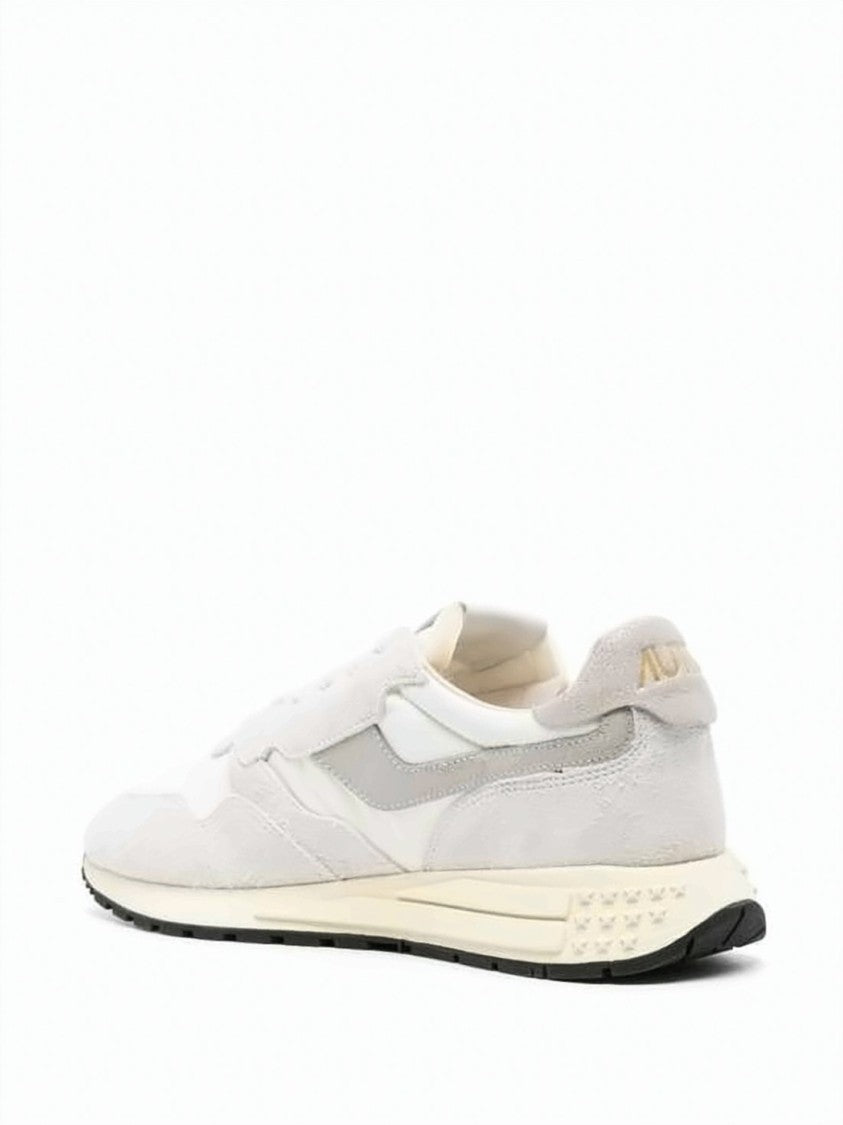 Autry Textured Suede And Nylon Low-Top Sneakers