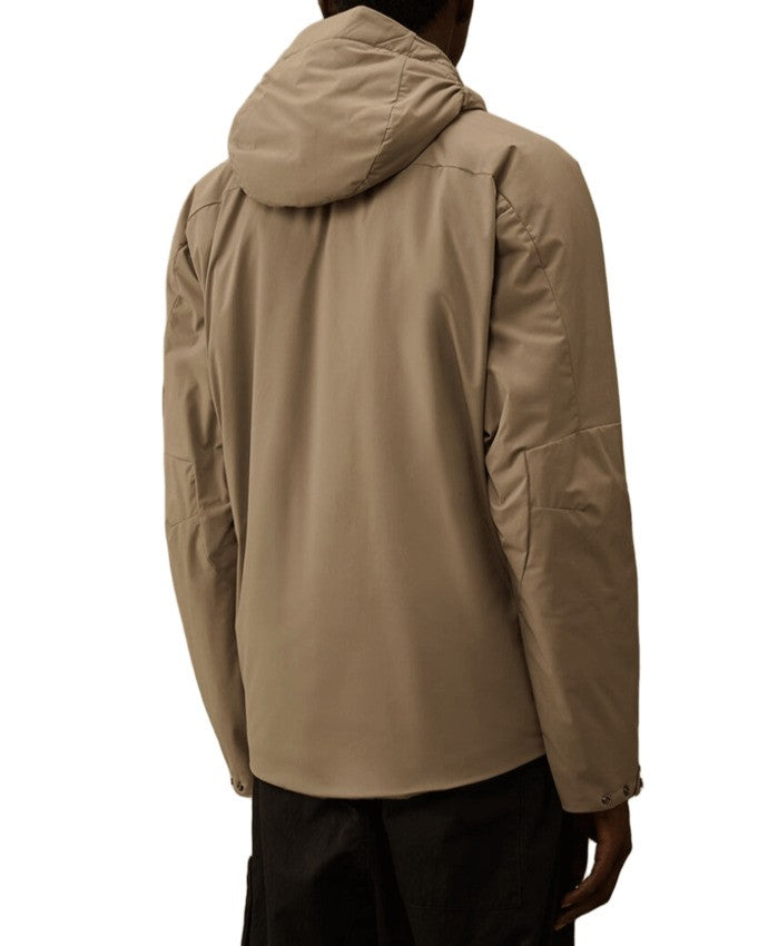 C.P. Company Padded Hooded Jacket With Zip Closure