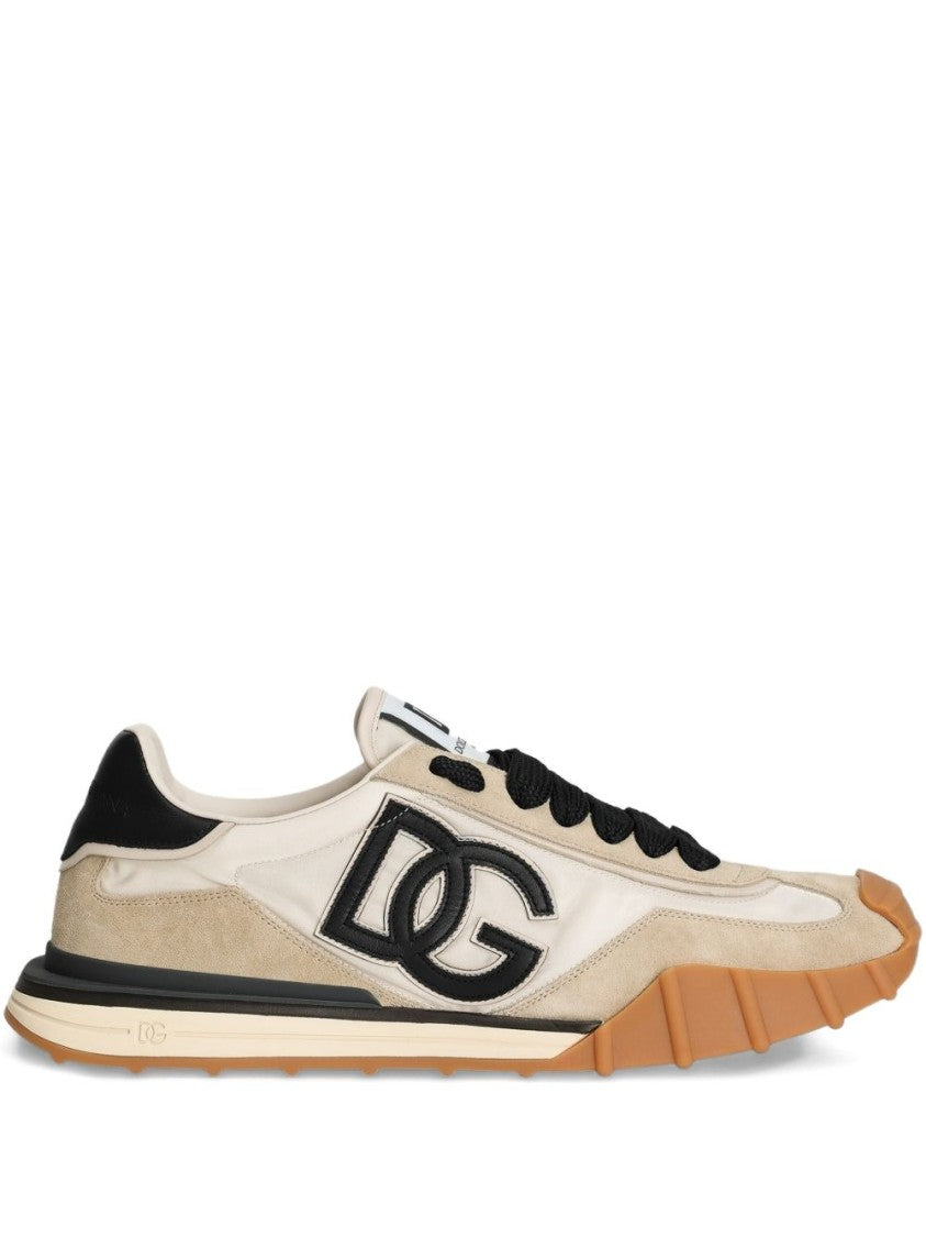 Dolce & Gabbana Beige And Cream Sneakers