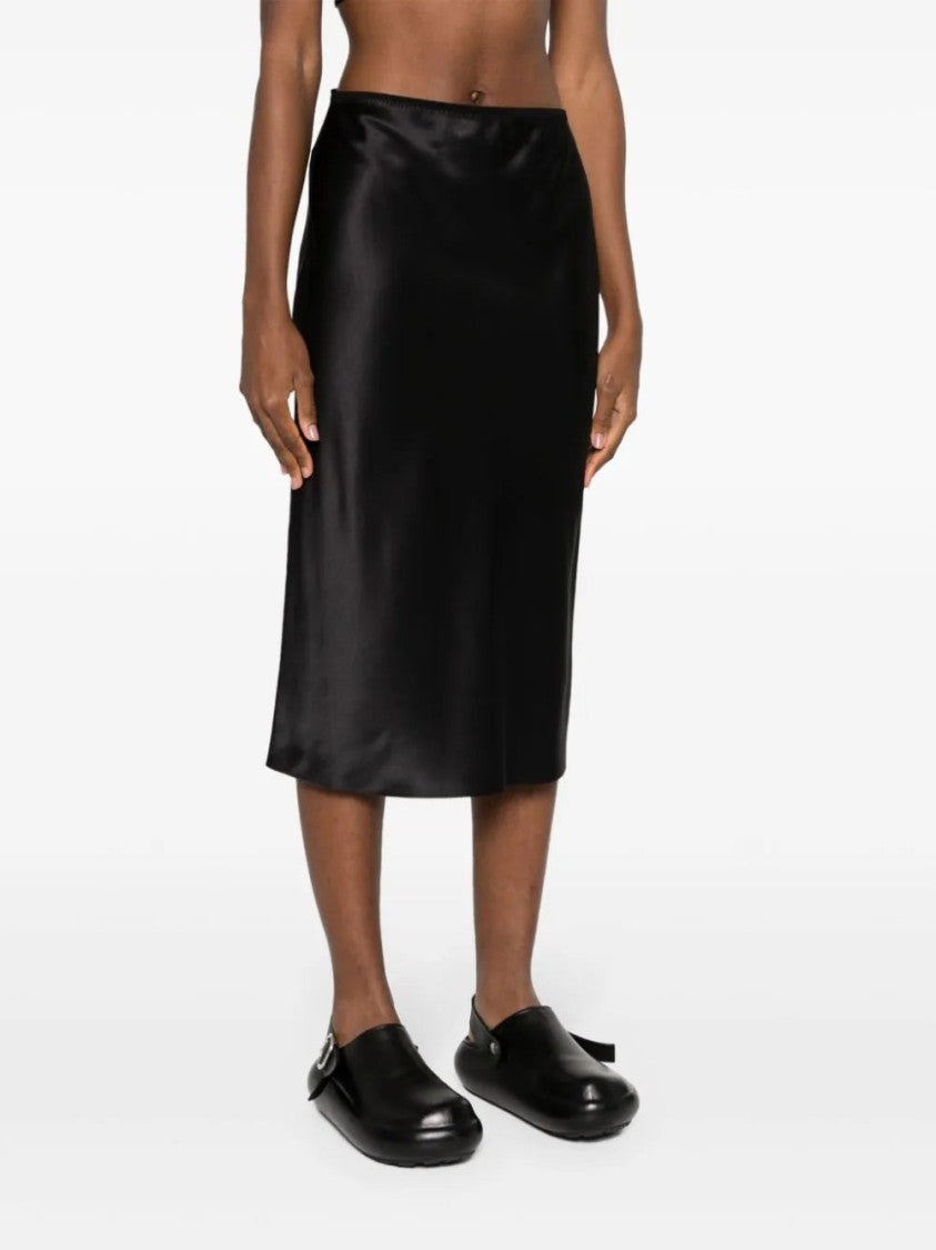 Joseph Isaak Elasticated-Waist Silk Skirt