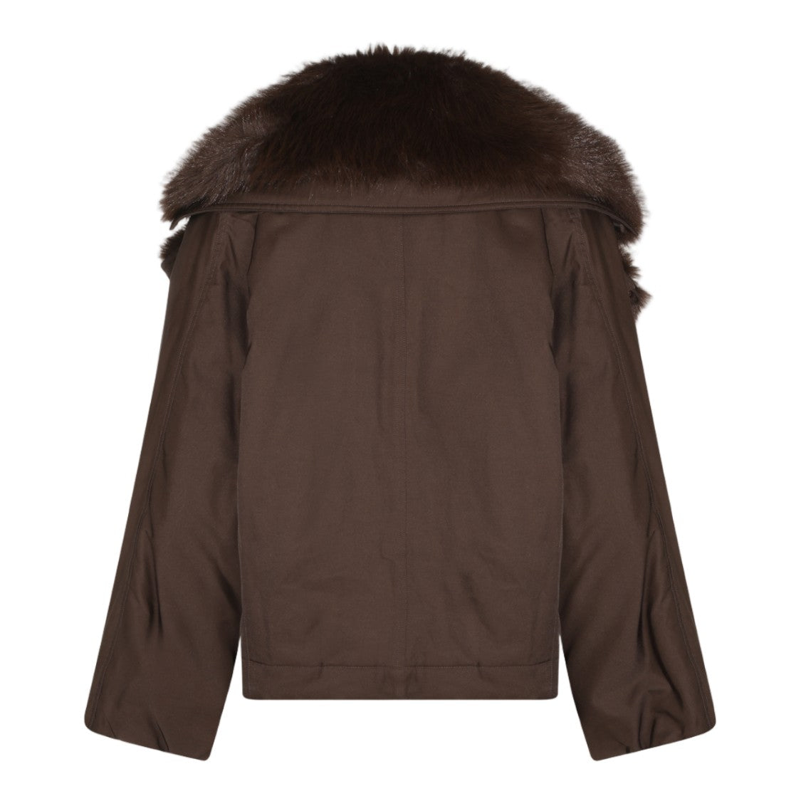 Twin-Set Short Fur Collar Coat