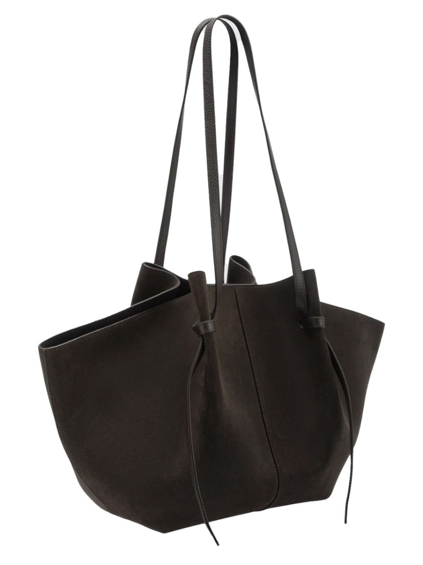 Yuzefi Winged Silhouette Leather Tote Bag By Yuzefi