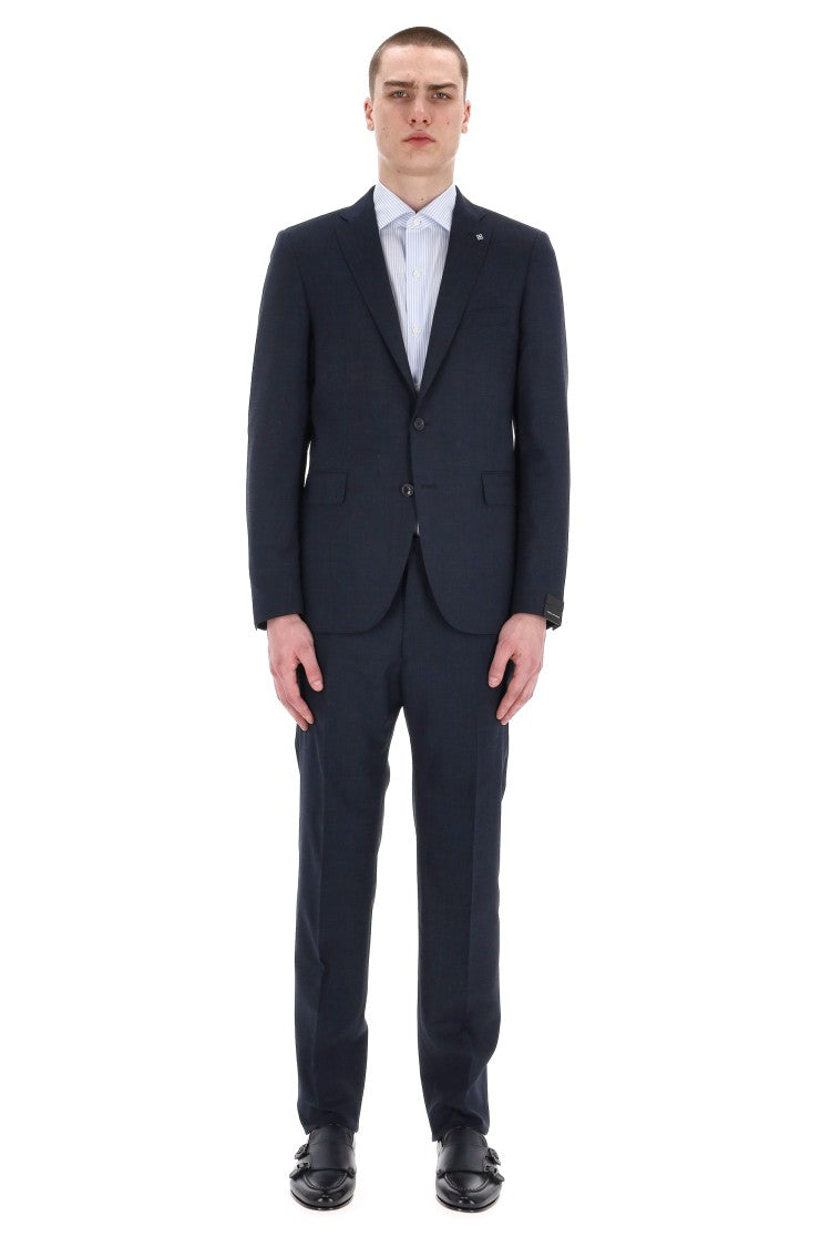 Tagliatore Bruce Line Wool-Linen Comfort Dress