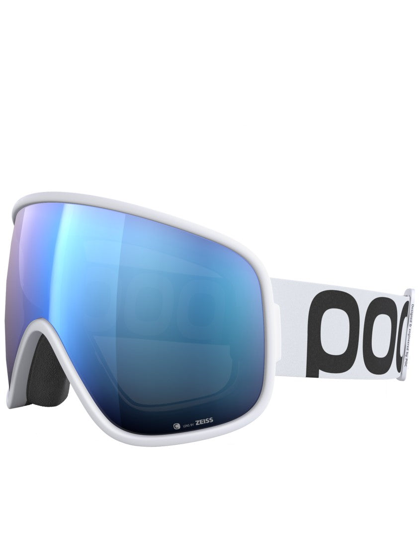 Poc White Vitrea Wide Blue Mirrored Goggle