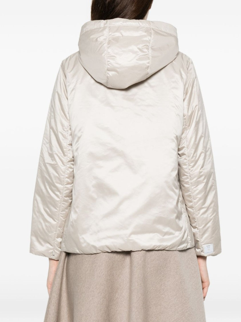 Max Mara Lightweight Glossy Jacket With Hood