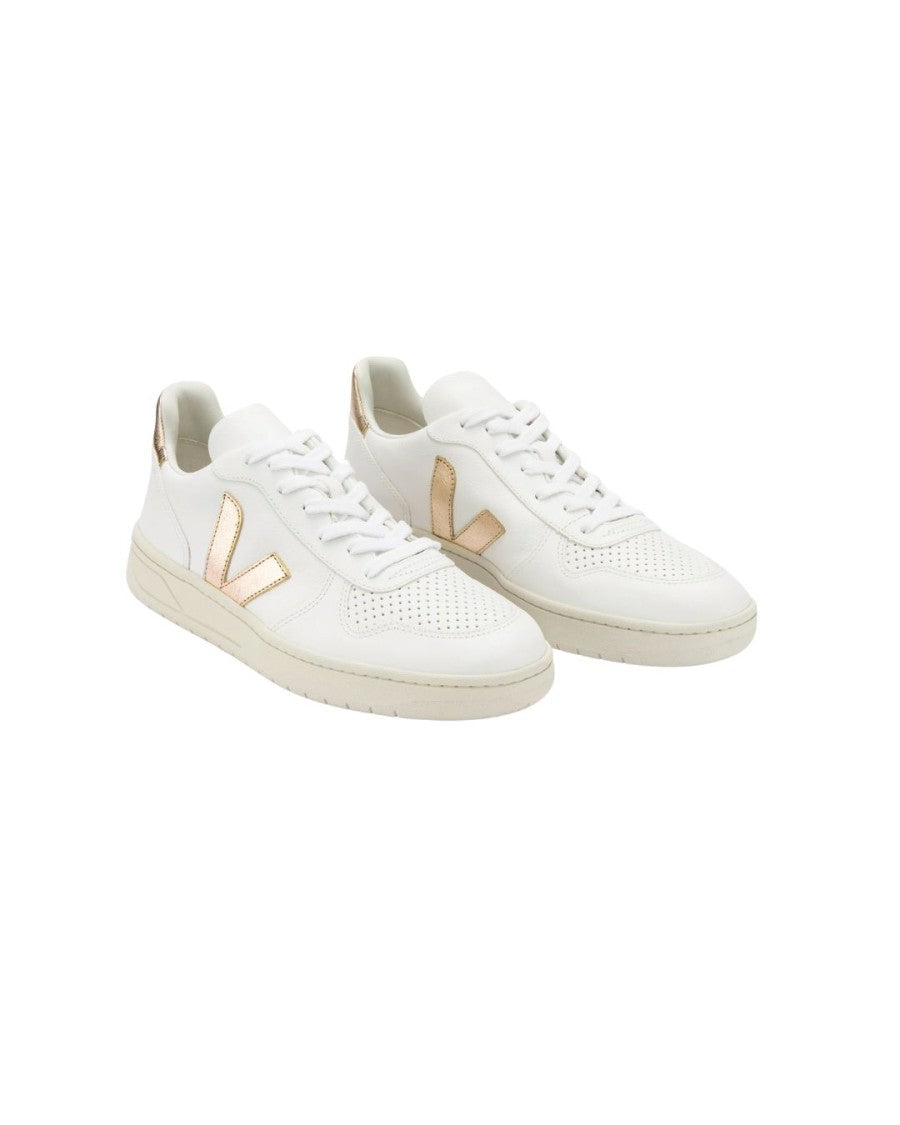Veja V-10 Leather Sneakers