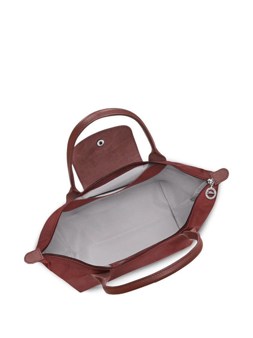 Longchamp Medium Trapezoidal Tote Bag With Smooth Fabric