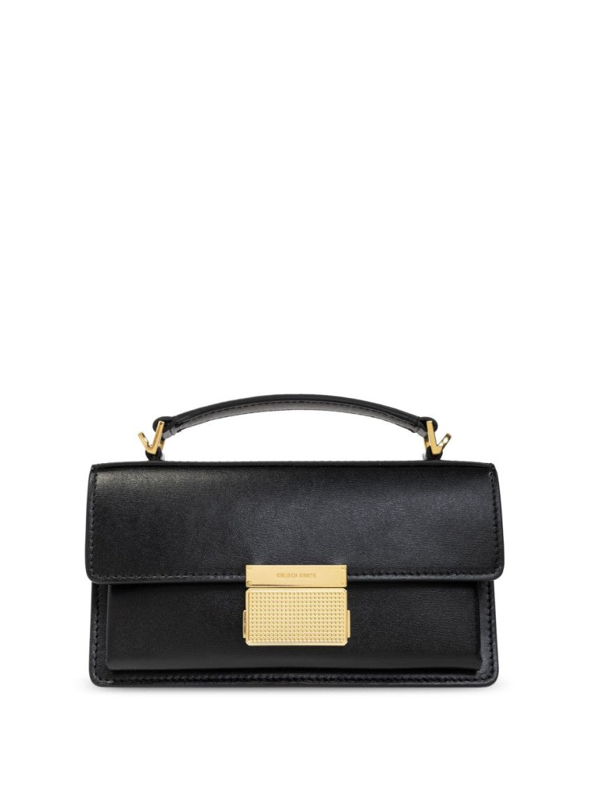 Golden Goose Calf Leather Handbag With Detachable Shoulder Strap