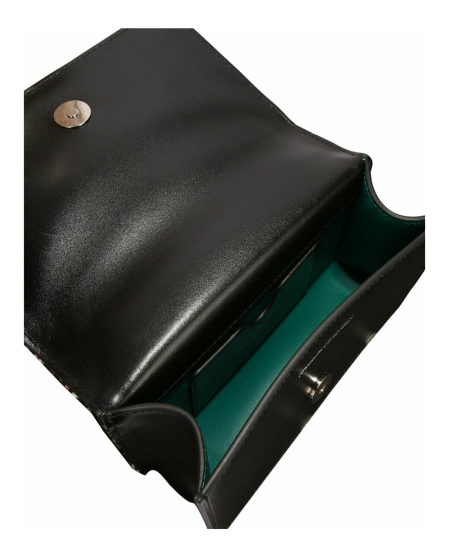 Alexander Mcqueen Mini Jewelled Tweed Shoulder Bag