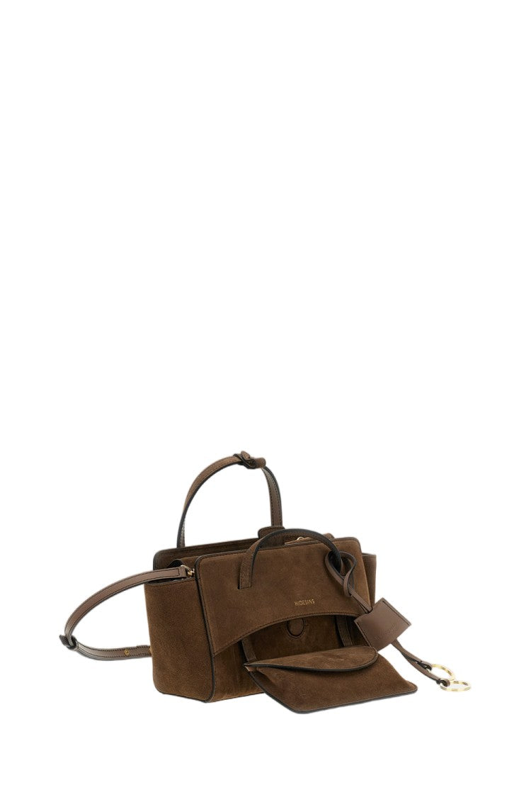 Hidesins Brown Flap S Suede Crossbody Bag