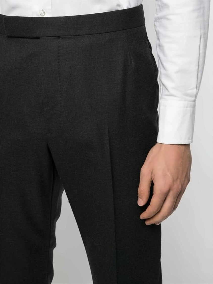 Thom Browne Tailored Black Suit Set With Fitted Blazer