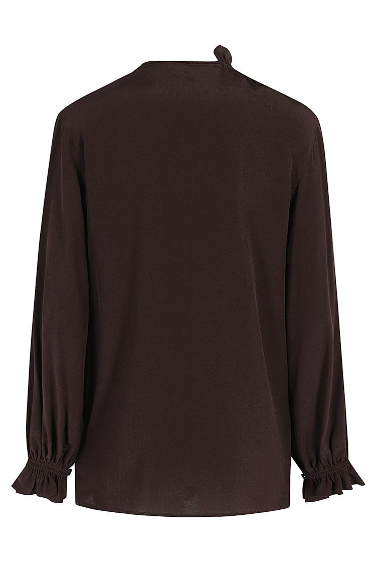 Victoria Beckham Ruffle Neck Blouse