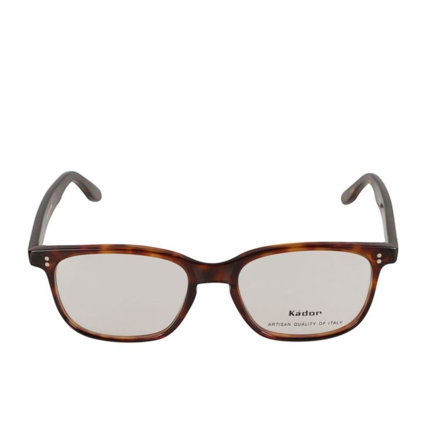 Kador Karso Tortoiseshell Rectangular Frame Eyeglasses With Metallic Accents