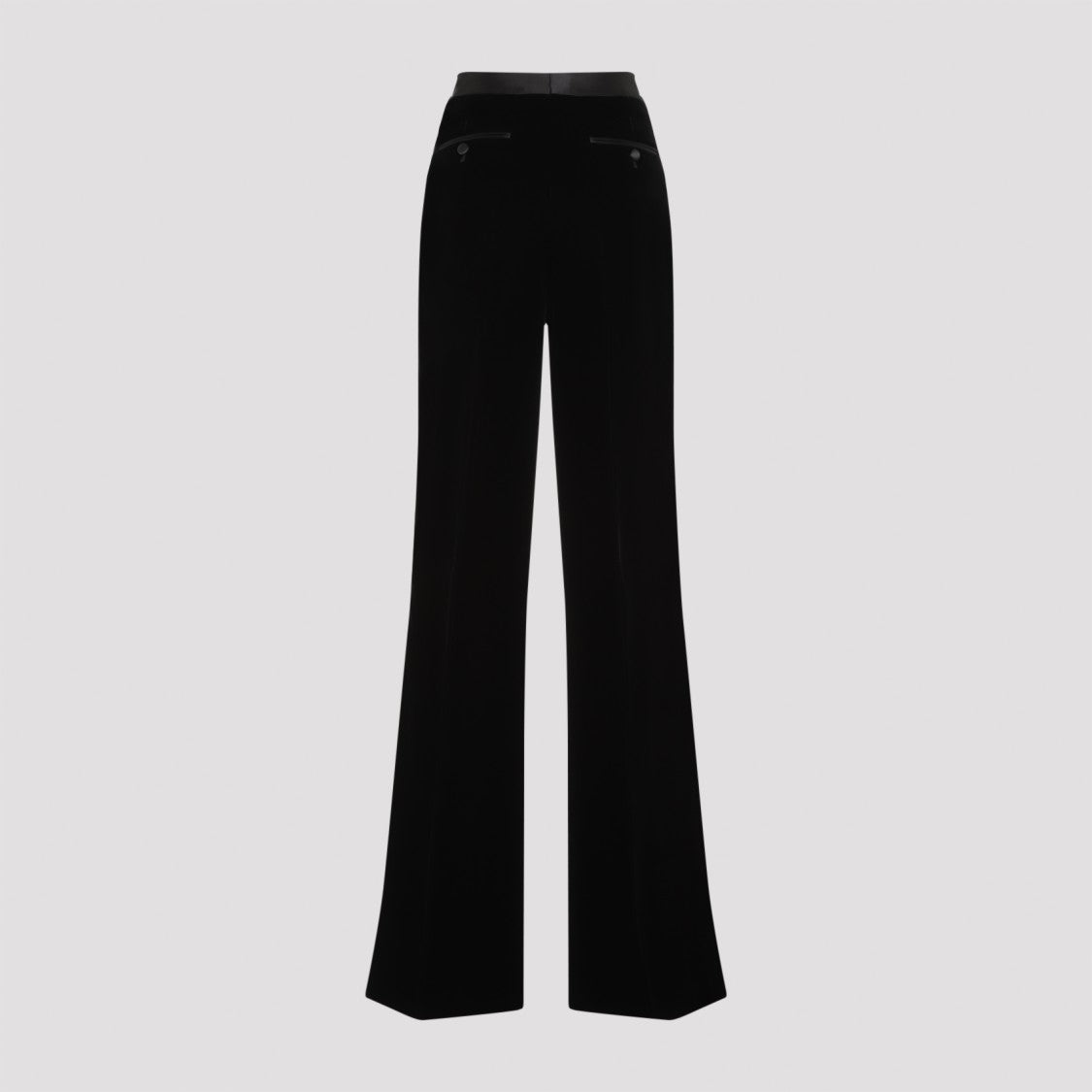Tom Ford Viscose Velvet Boot Cut Pants