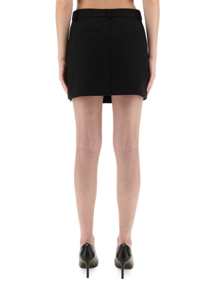 Moschino Fitted Mini Skirt With Subtle Side Pockets