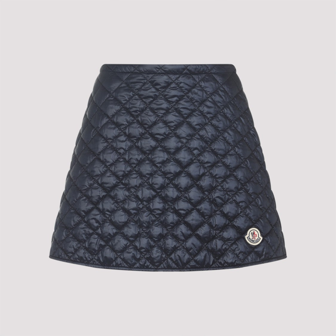 Moncler Quilted Black Skirt With Flared Silhouette