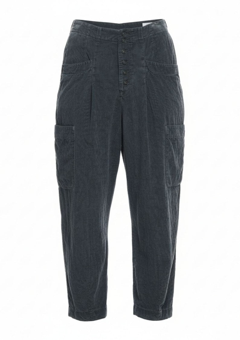 Transit High-Waisted Cargo Pants With Textured Fabric